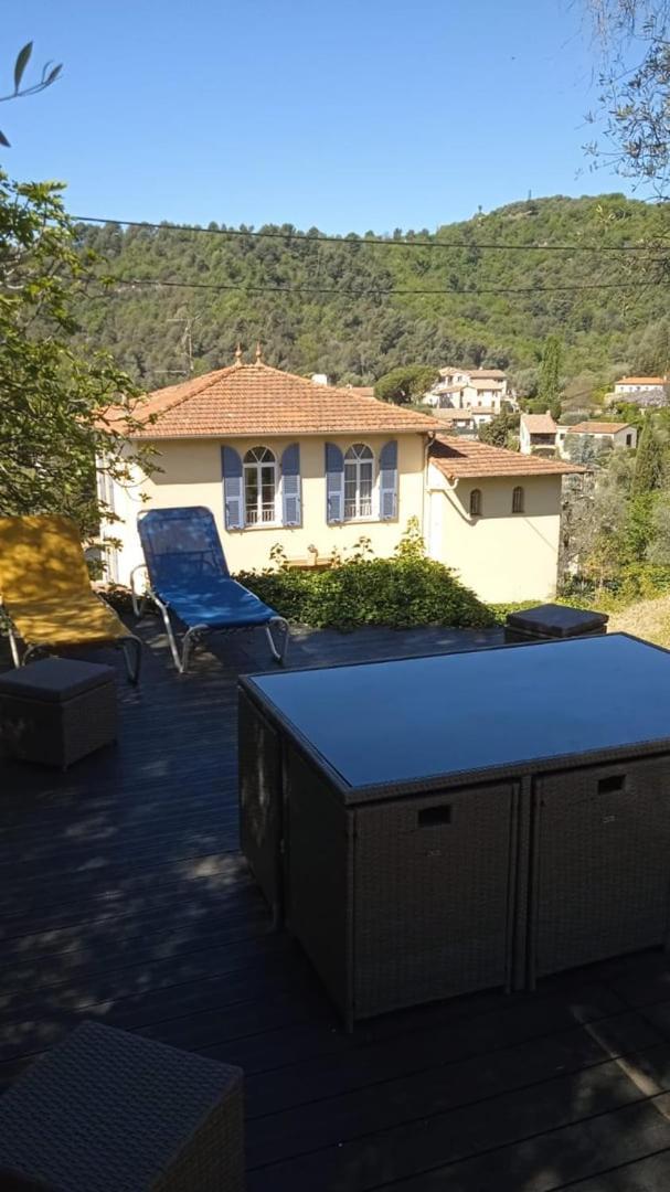 Charmante Villa à Contes à 20 min de Nice Contes (Alpes-Maritimes) Exterior foto